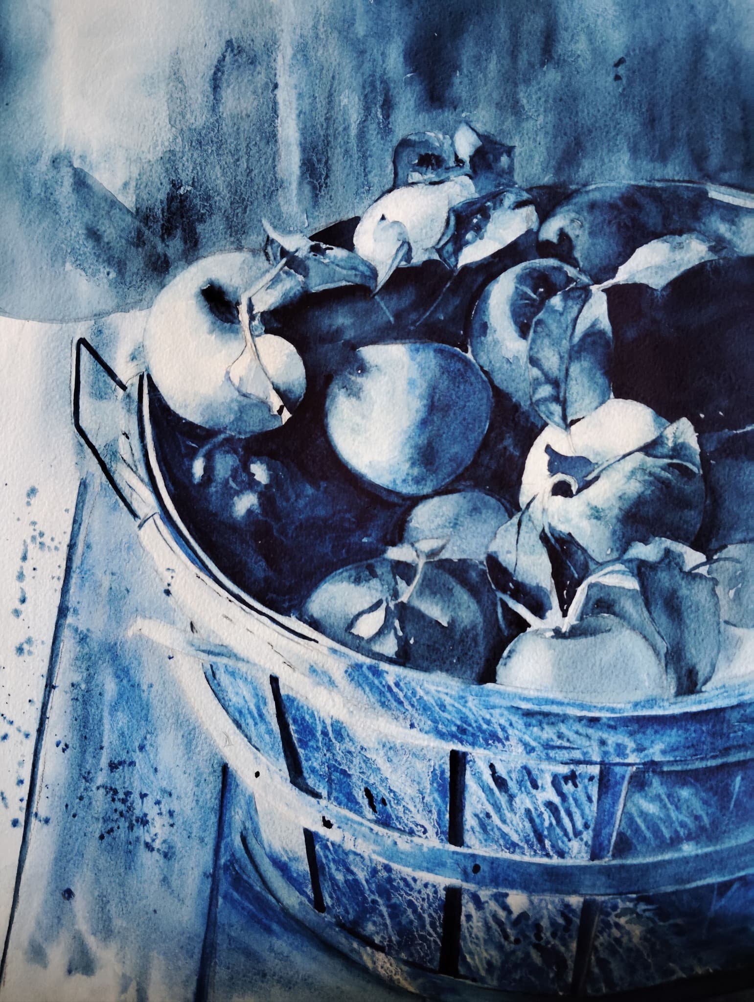 Pommes bleues